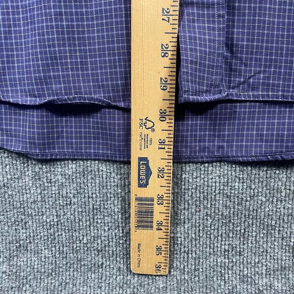 Pendleton Woolen Mills Shirt Men's XL Blue/White Check Long Sleeve Casual - Picture 8 of 10